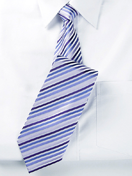 艾夫尔(AVER) - 艾夫尔(AVER)-真丝条纹领带 - 服饰衣帽 - 领带